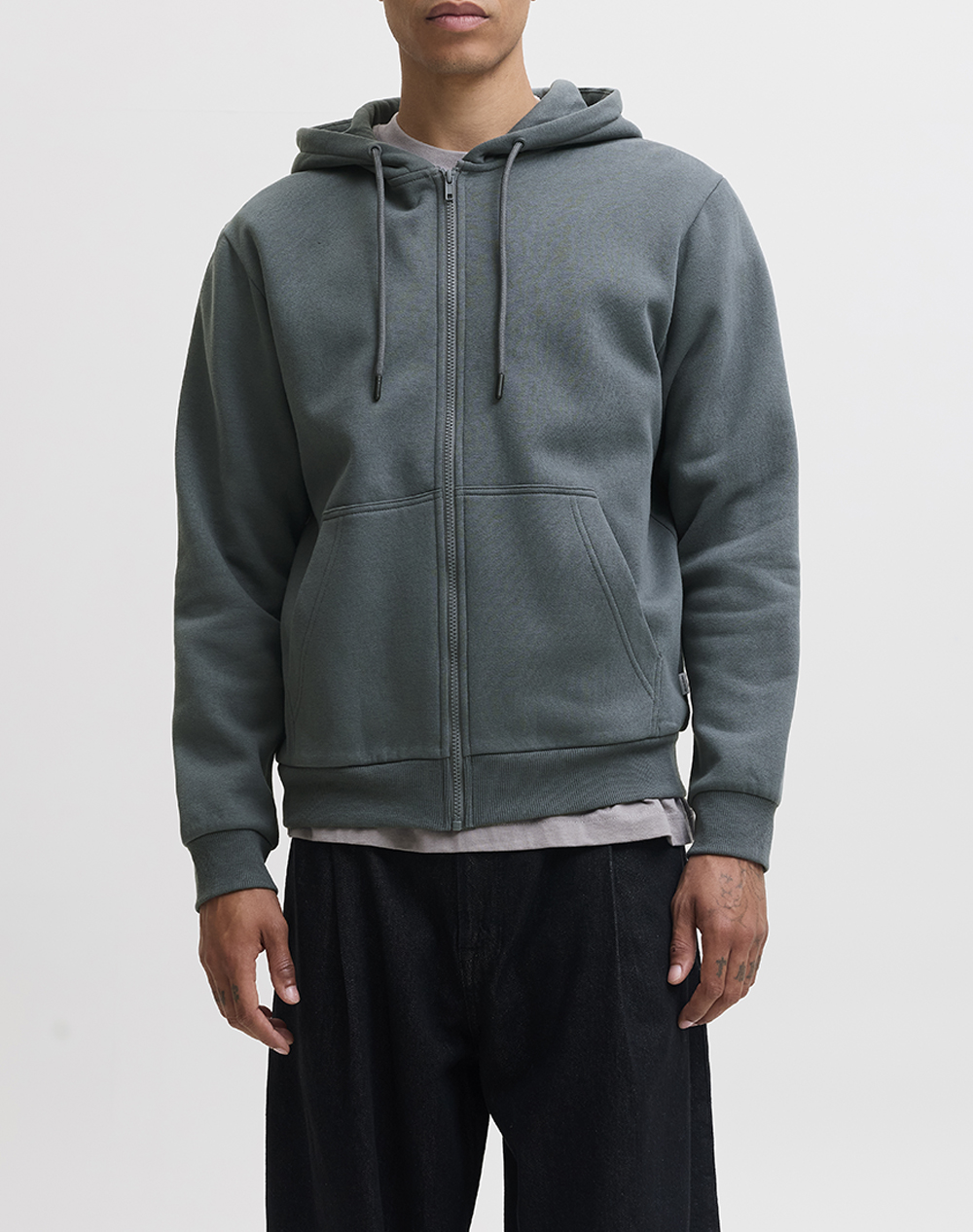 JACK&JONES JJEBRADLEY SWEAT ZIP HOOD NOOS