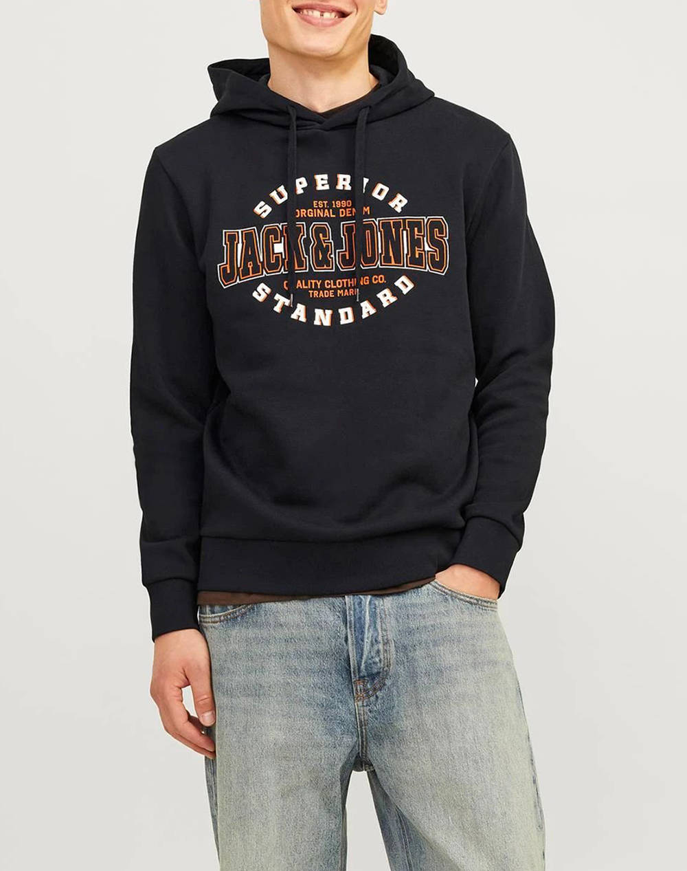 JACK&JONES JJELOGO SWEAT HOOD 2 COL 24/25 NOOS