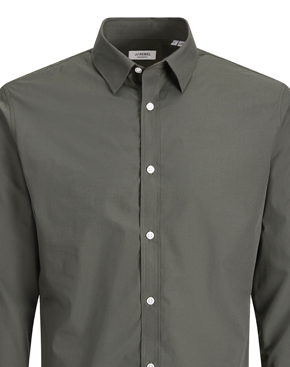 JACK&JONES JREBGAVIN SOLID SHIRT LS NOOS