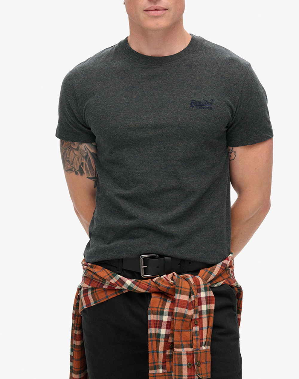 SUPERDRY D1 OVIN ESSENTIAL LOGO EMB TEE MENS T-SHIRT