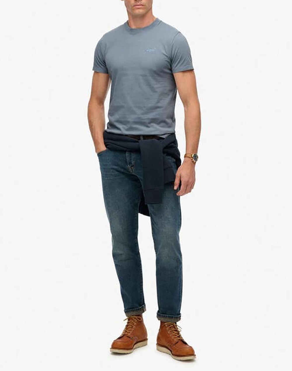 SUPERDRY D1 OVIN ESSENTIAL LOGO EMB TEE MENS T-SHIRT