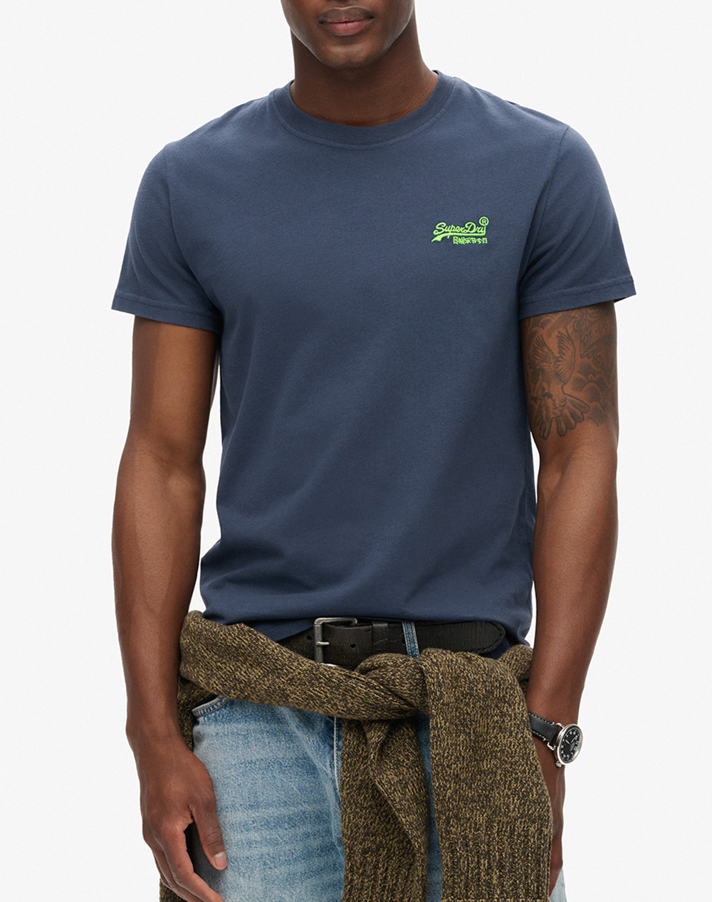 SUPERDRY D1 OVIN ESSENTIAL LOGO EMB TEE MENS T-SHIRT
