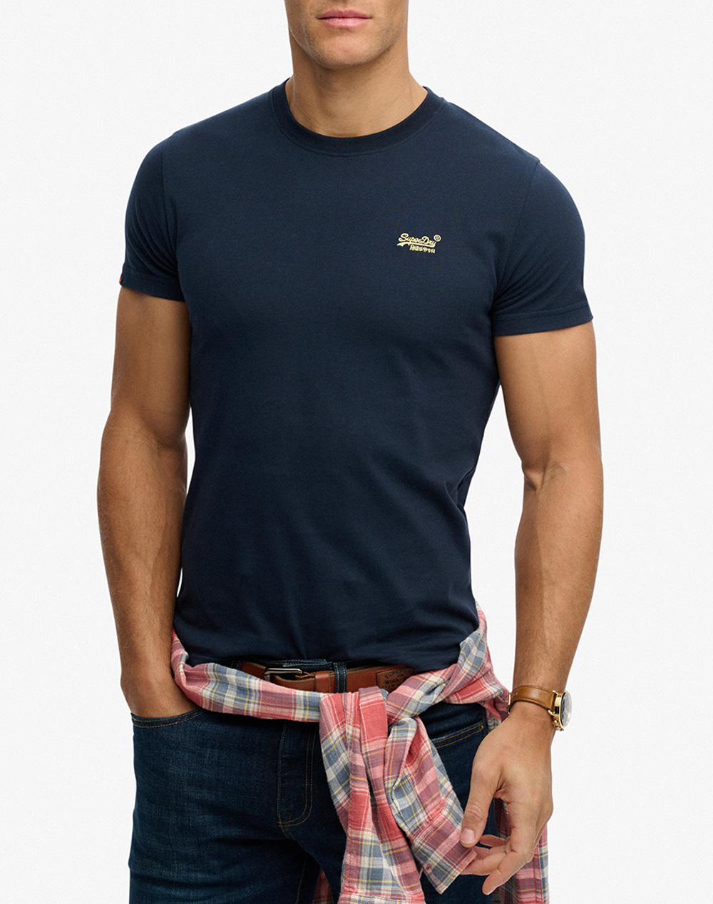 SUPERDRY D1 OVIN ESSENTIAL LOGO EMB TEE MENS T-SHIRT