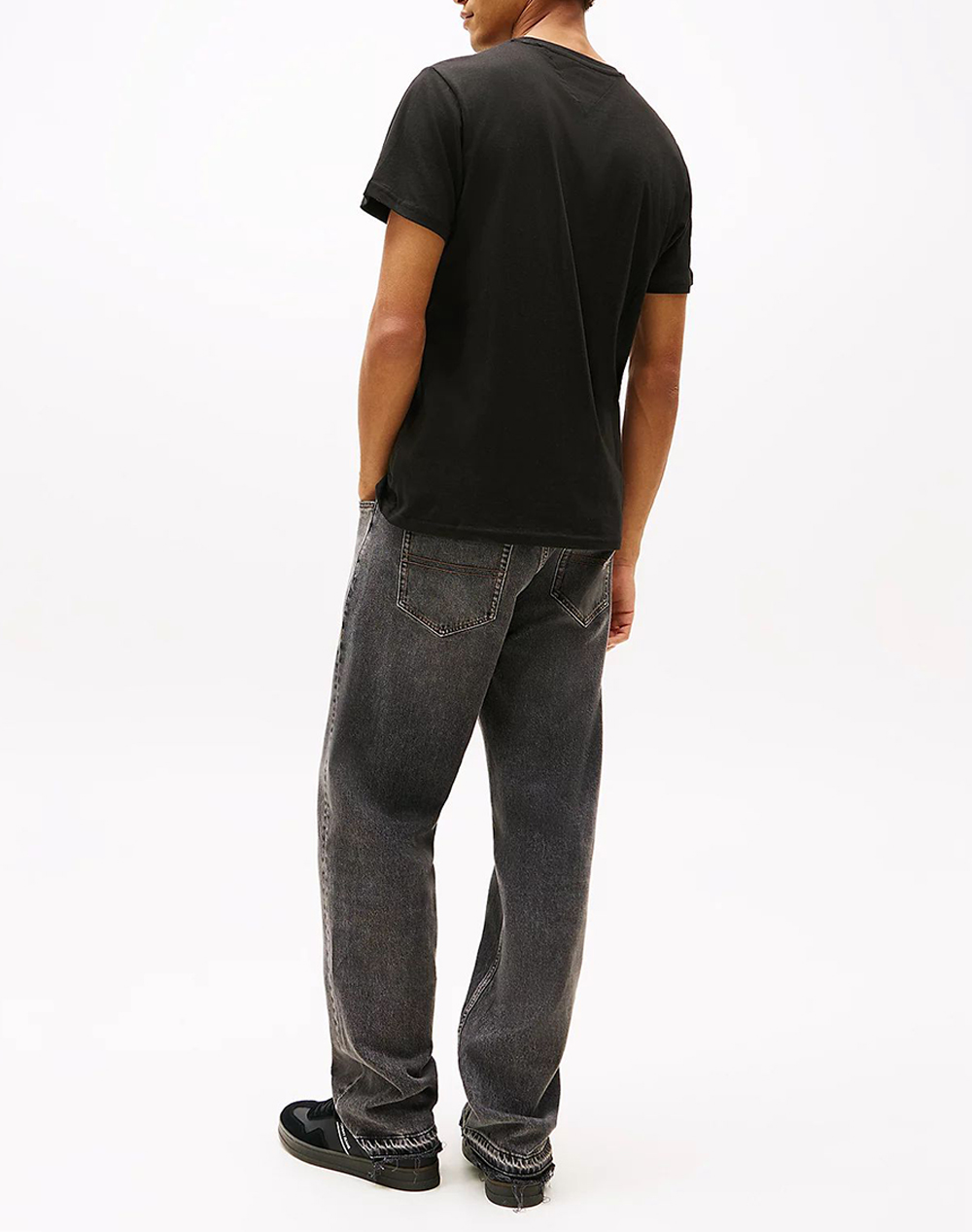 TOMMY JEANS TJM SLIM ESSENTIAL FLAG TEE EXT NEW