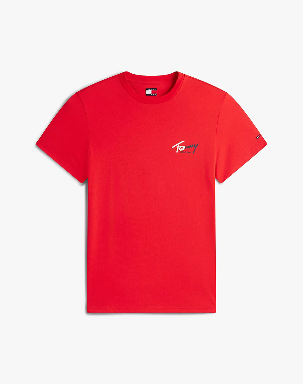 TOMMY JEANS TJM SLIM SIGN CHEST SS TEE EXT NEW
