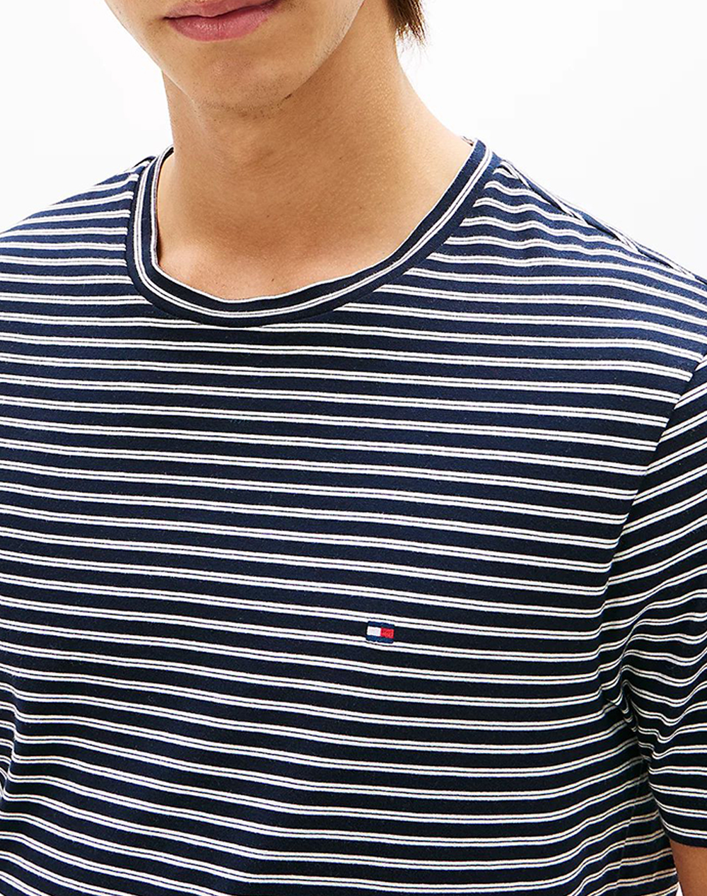 TOMMY HILFIGER ESS SEASONAL REG FIT STRIPE TEE