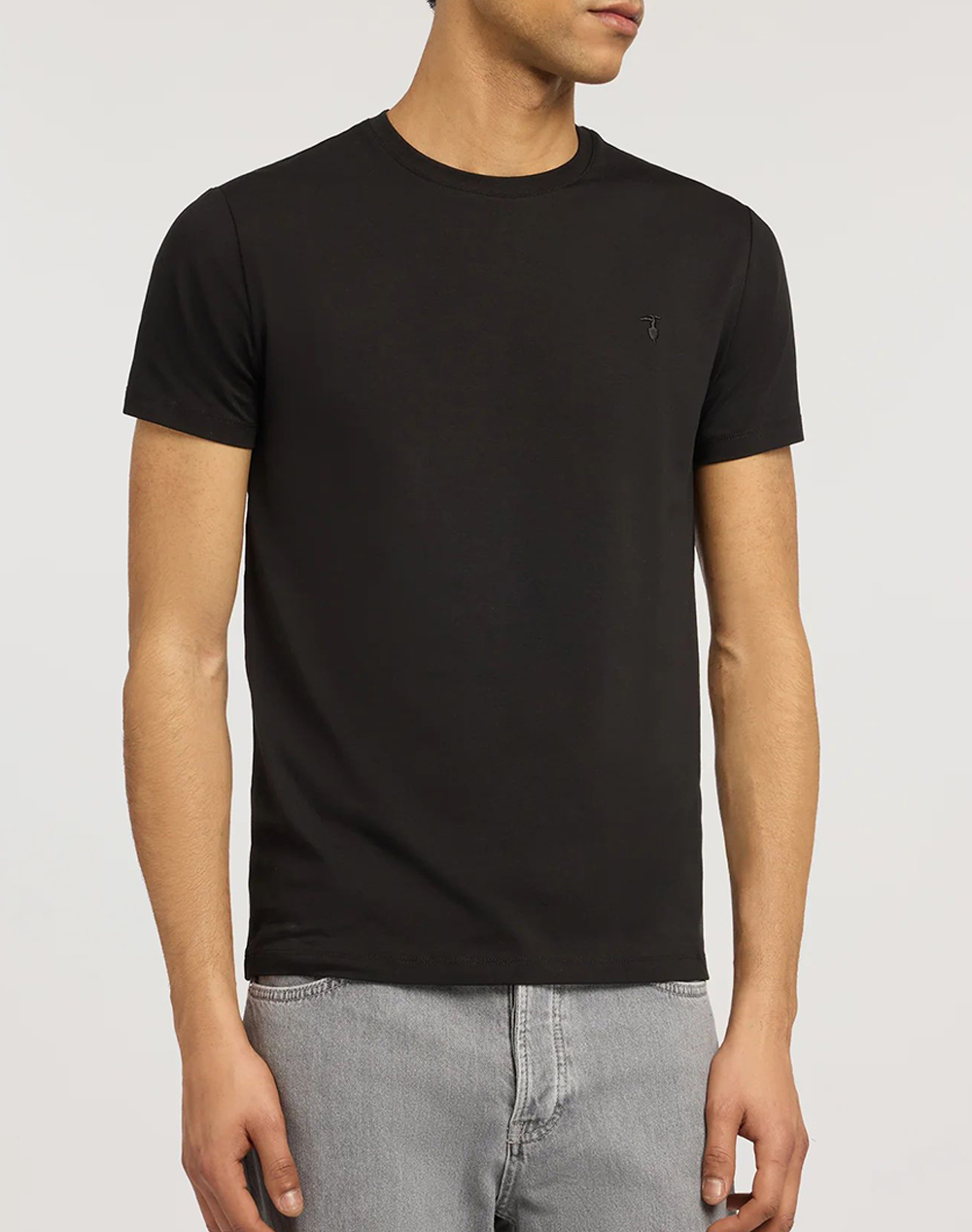 TRUSSARDI SLIM FIT T-SHIRT - ESSENTIAL LEVRIERO - STRETCH JERSEY