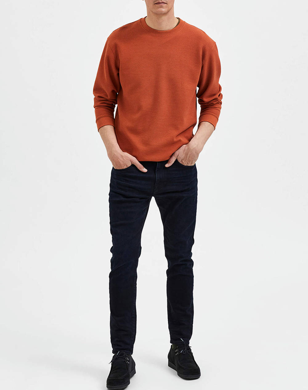 SELECTED SLH175-SLIM LEON 24601 BB SOFTJNS NOOS