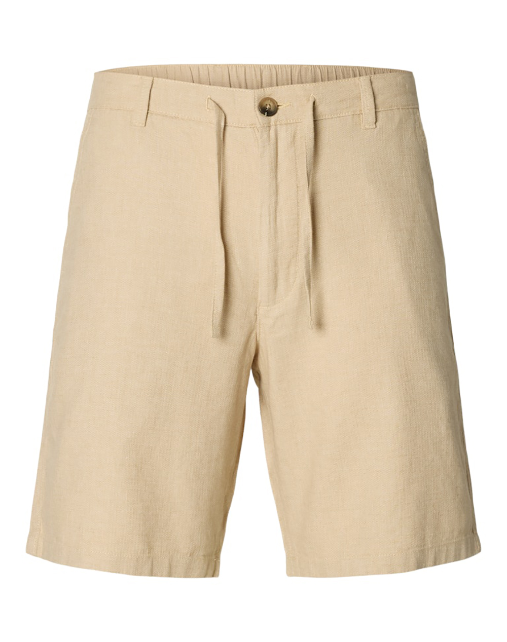 SELECTED SLMREGULAR-BRODY LINEN BLD SHORTS NOOS