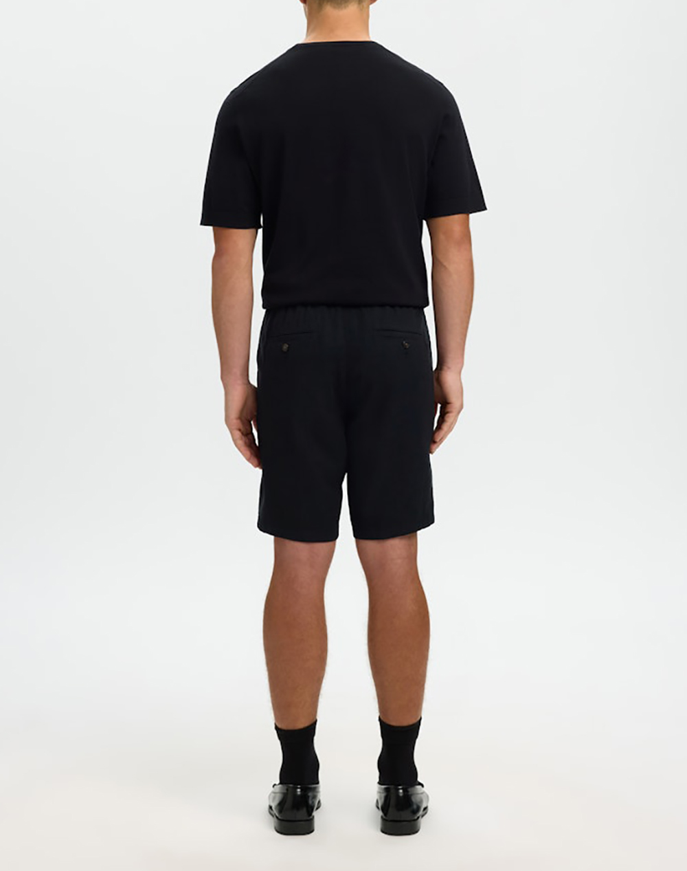 SELECTED SLMREGULAR-BRODY LINEN BLD SHORTS NOOS