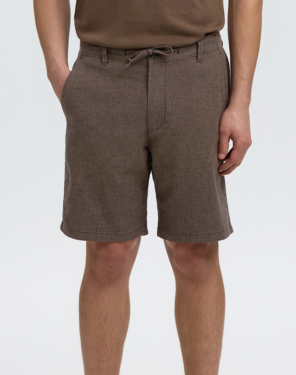 SELECTED SLMREGULAR-BRODY LINEN BLD SHORTS NOOS