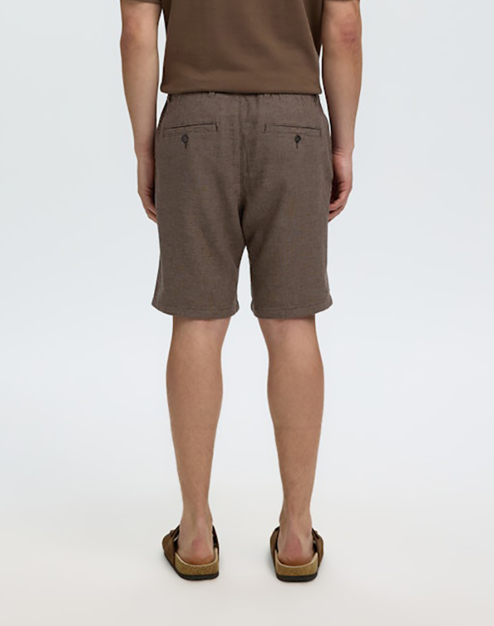 SELECTED SLMREGULAR-BRODY LINEN BLD SHORTS NOOS