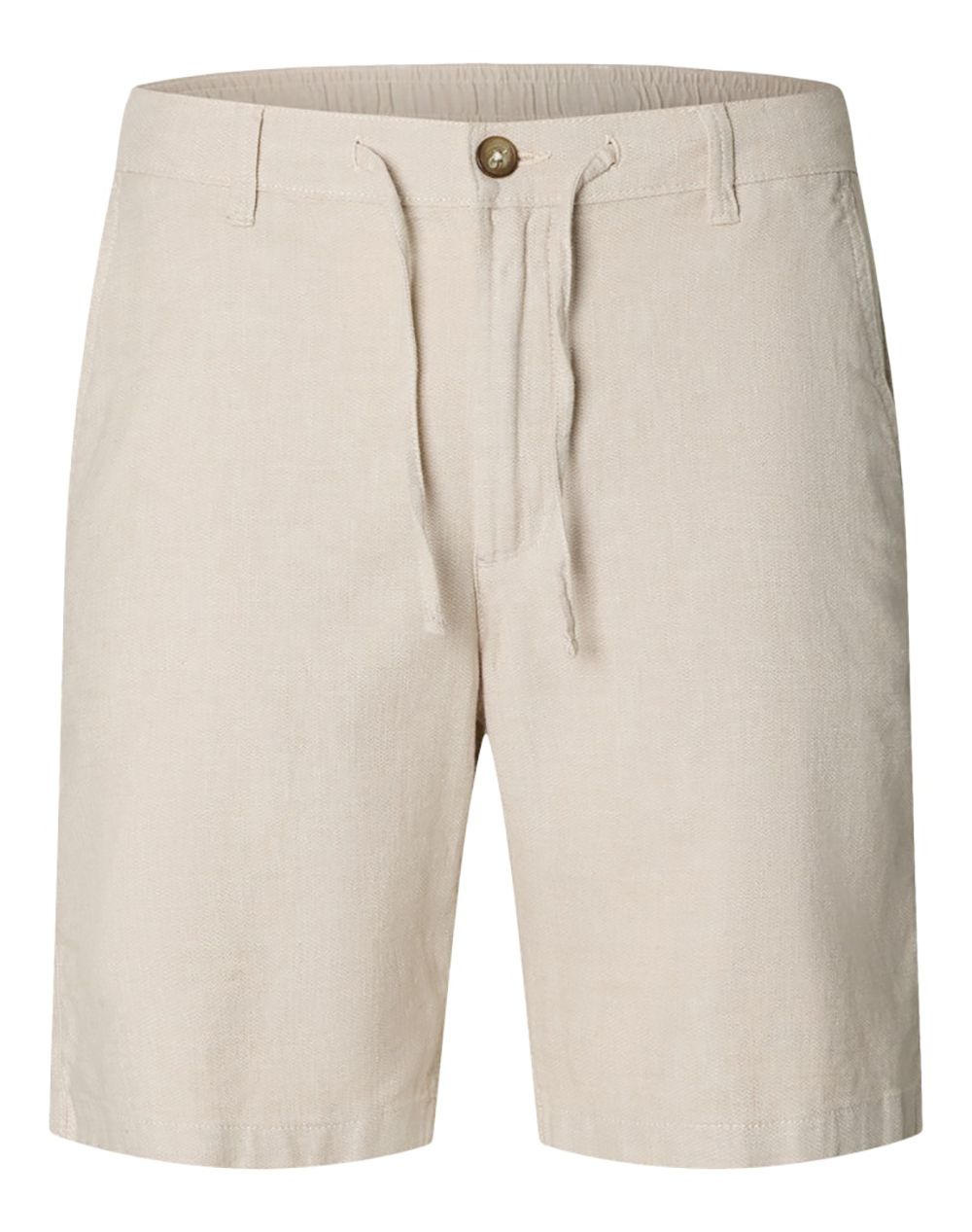SELECTED SLMREGULAR-BRODY LINEN BLD SHORTS NOOS