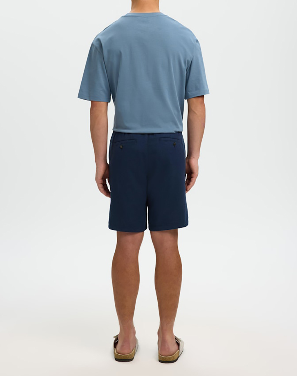 SELECTED SLMREGULAR-BRODY LINEN BLD SHORTS NOOS
