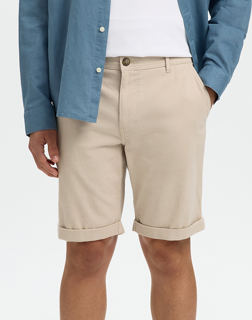 SELECTED SLMSLIM-LUTON MILES FLEX SHORTS NOOS