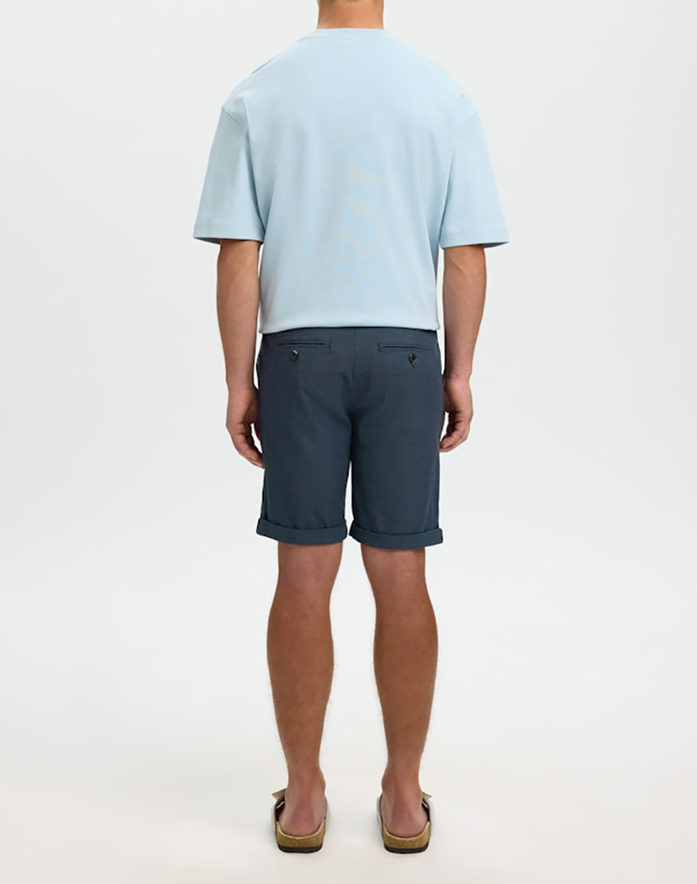 SELECTED SLMSLIM-LUTON MILES FLEX SHORTS NOOS