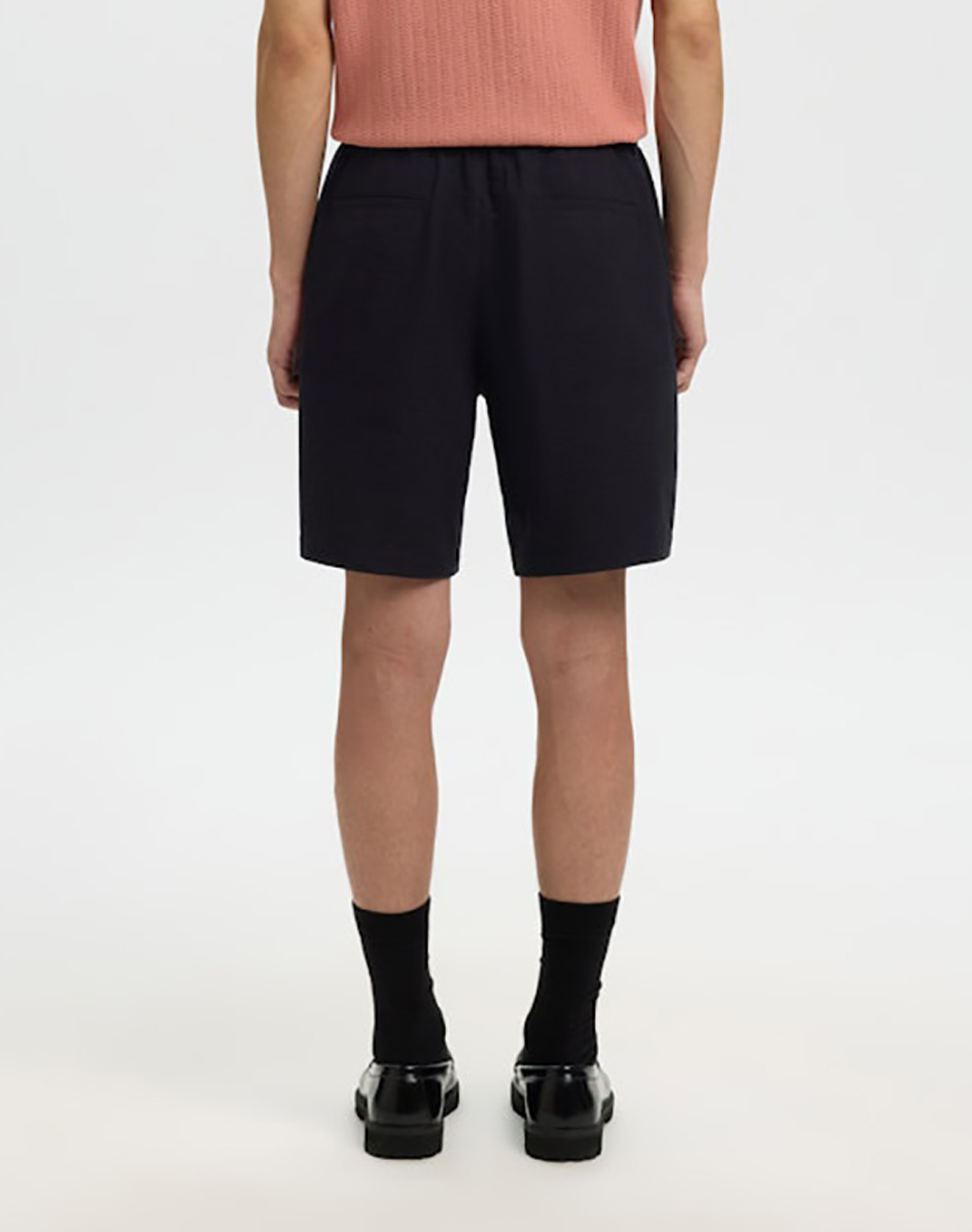 SELECTED SLMKARL-SEERSUCKER REGULAR SHORTS NOOS
