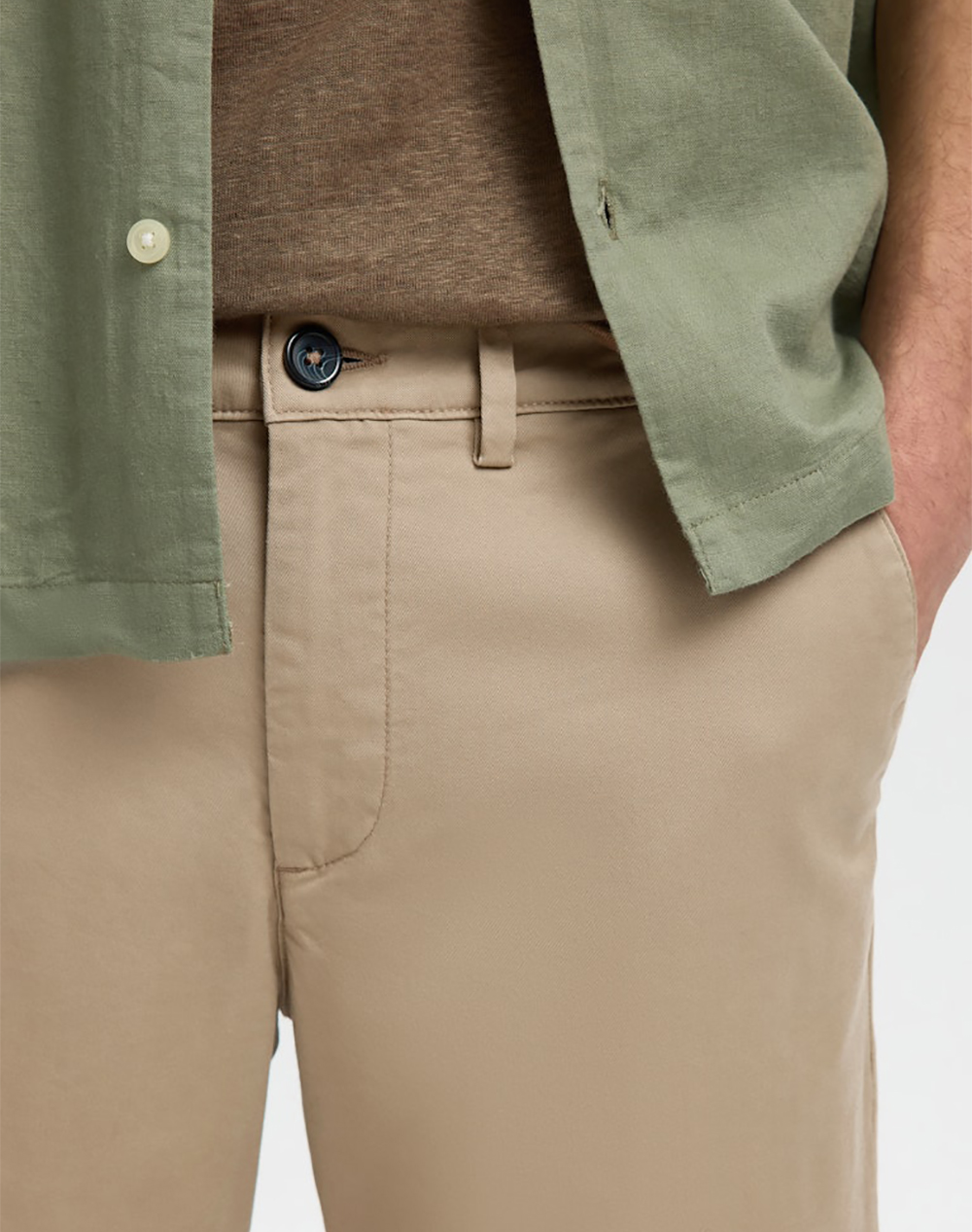 SELECTED SLMSLIM-MILES FLEX SHORTS NOOS