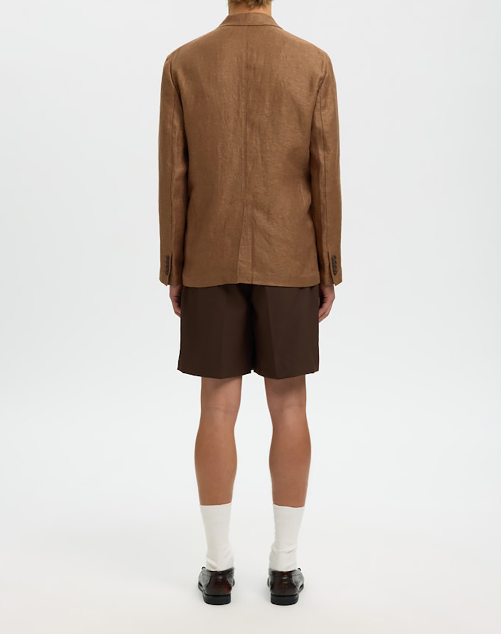SELECTED SLMREG-CHARLES LINEN BLZ NOOS