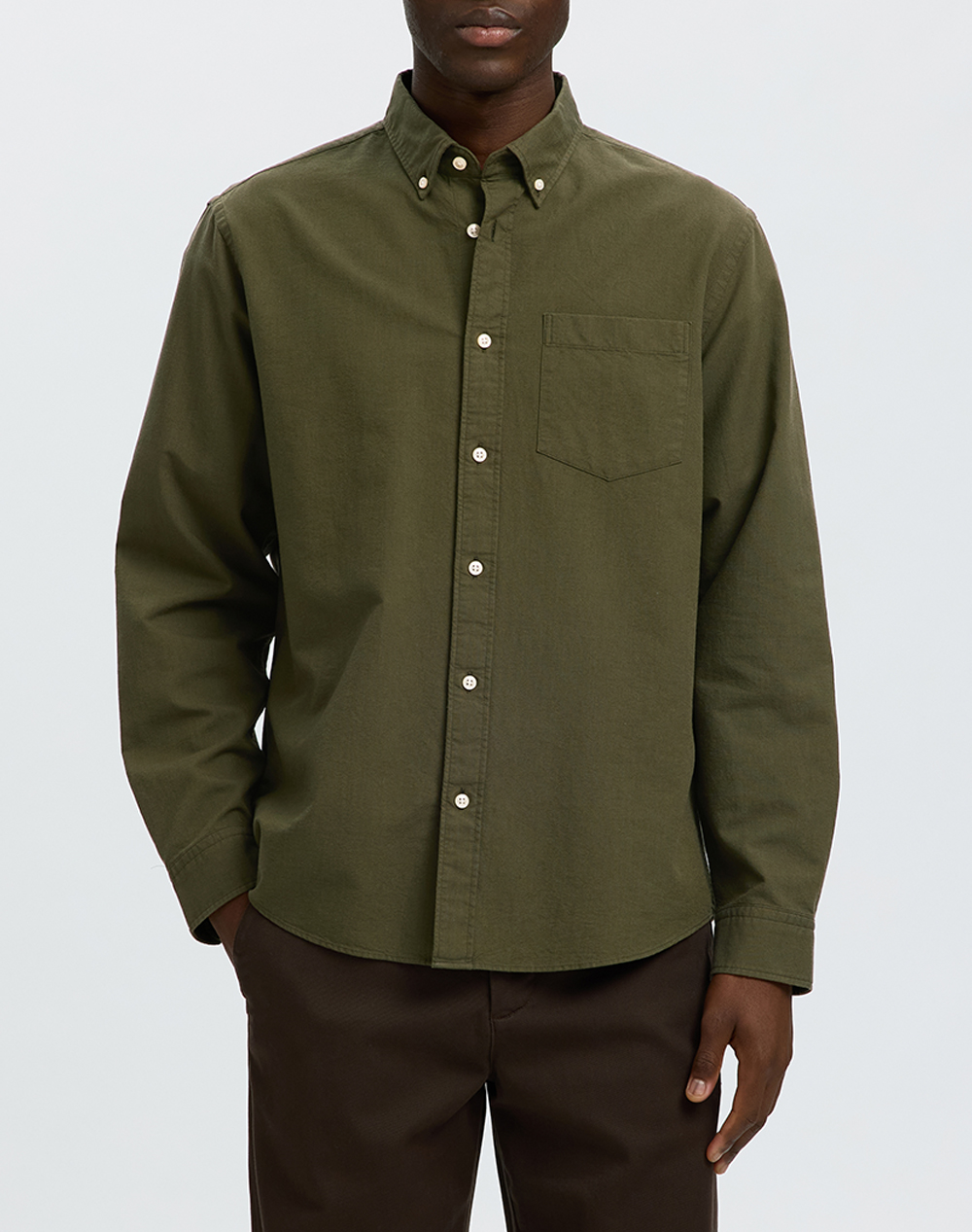 SELECTED SLHREGRICK-OX SHIRT LS NOOS