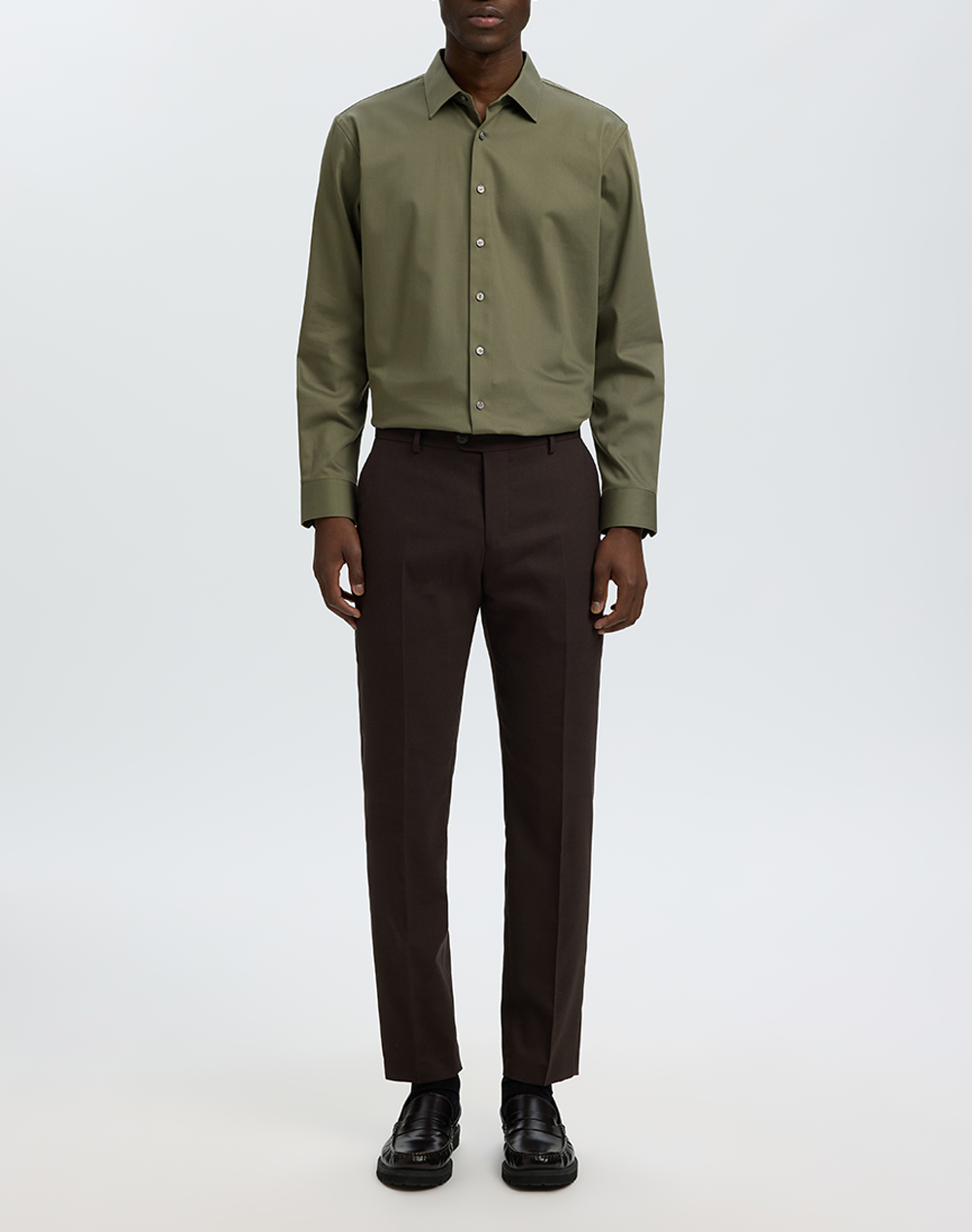 SELECTED SLHSLIM-PERFORMANCE SHIRT LS NOOS