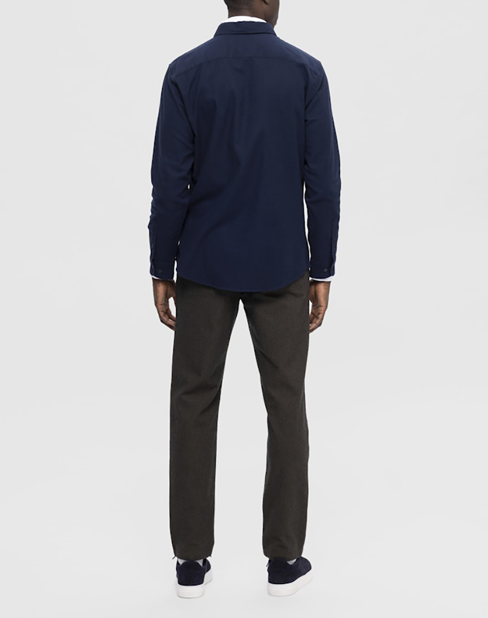 SELECTED SLHSLIMOWEN-BRUSHED SHIRT LS NOOS