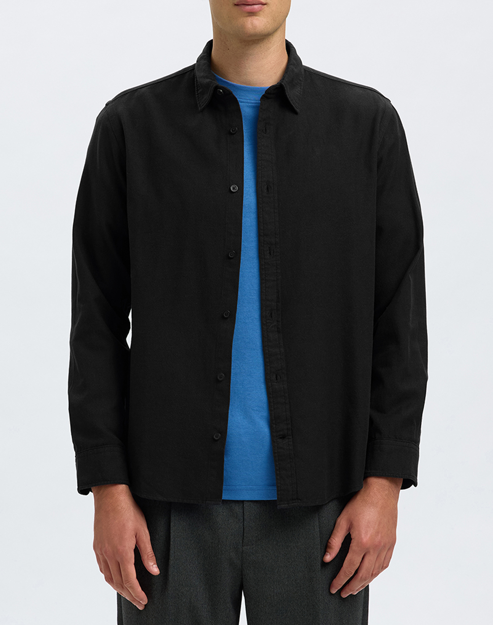 SELECTED SLHREGNOAH BRUSHED TWIST SHIRT LS NOOS