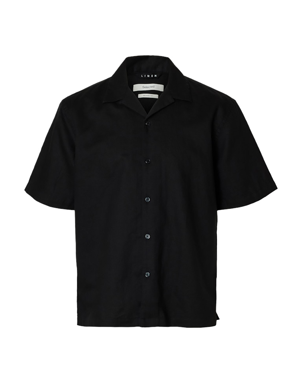 SELECTED SLMRLXCASPER CLAY LINENBLEND SS SHT NOOS