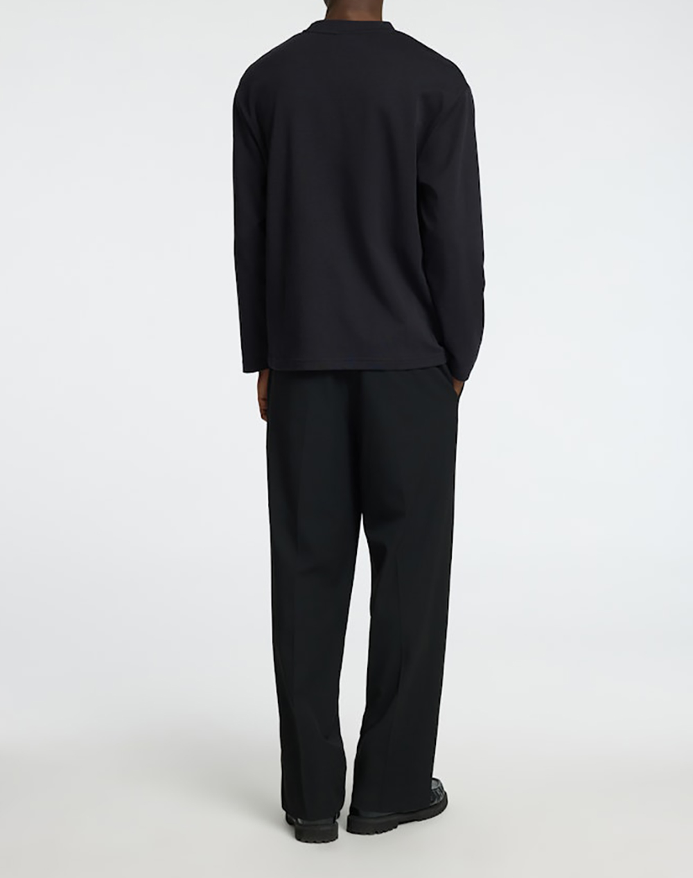 SELECTED SLHLOOSEOSCAR LS O-NECK TEE NOOS