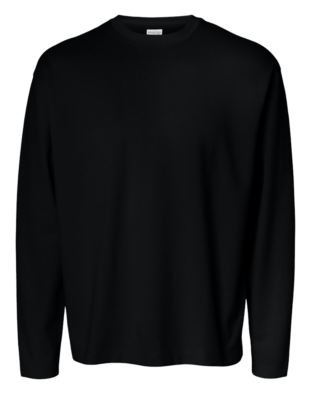 SELECTED SLHLOOSEOSCAR LS O-NECK TEE NOOS