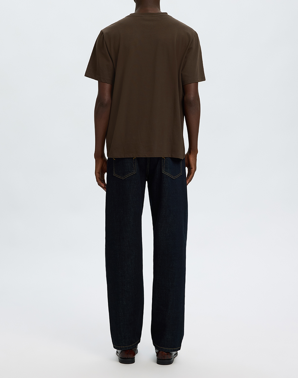 SELECTED SLMATLAS SS O-NECK TEE NOOS