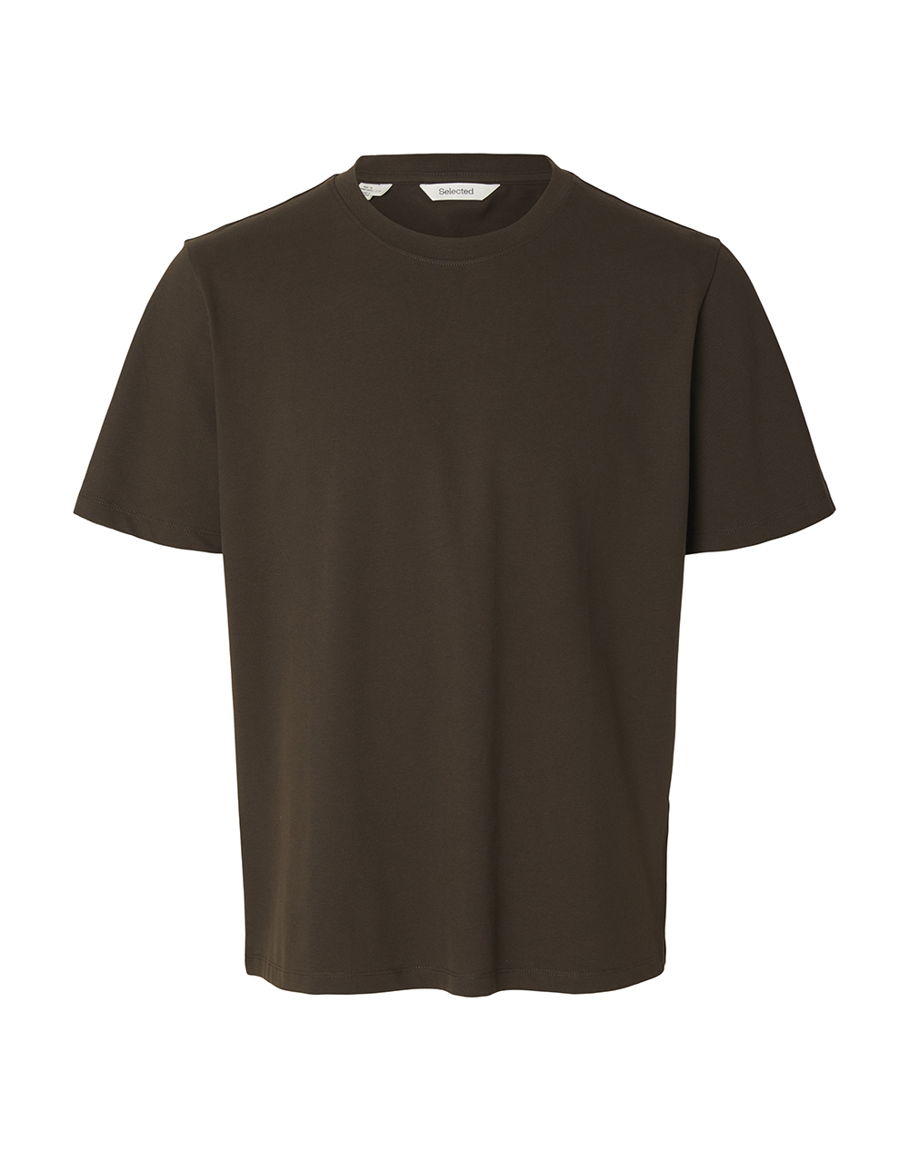 SELECTED SLMATLAS SS O-NECK TEE NOOS