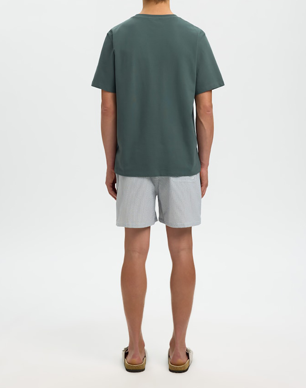 SELECTED SLMATLAS SS O-NECK TEE NOOS