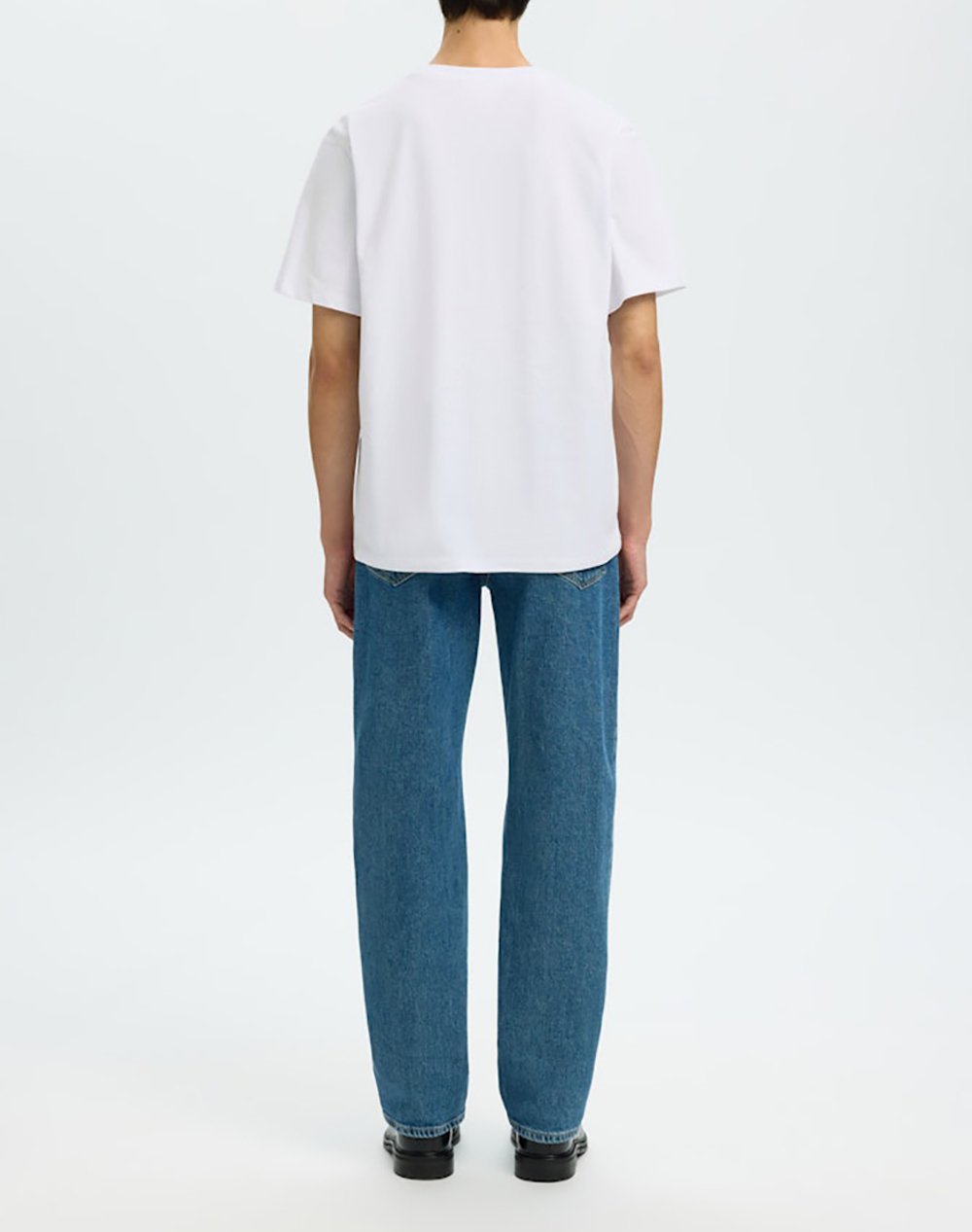 SELECTED SLMATLAS SS O-NECK TEE NOOS