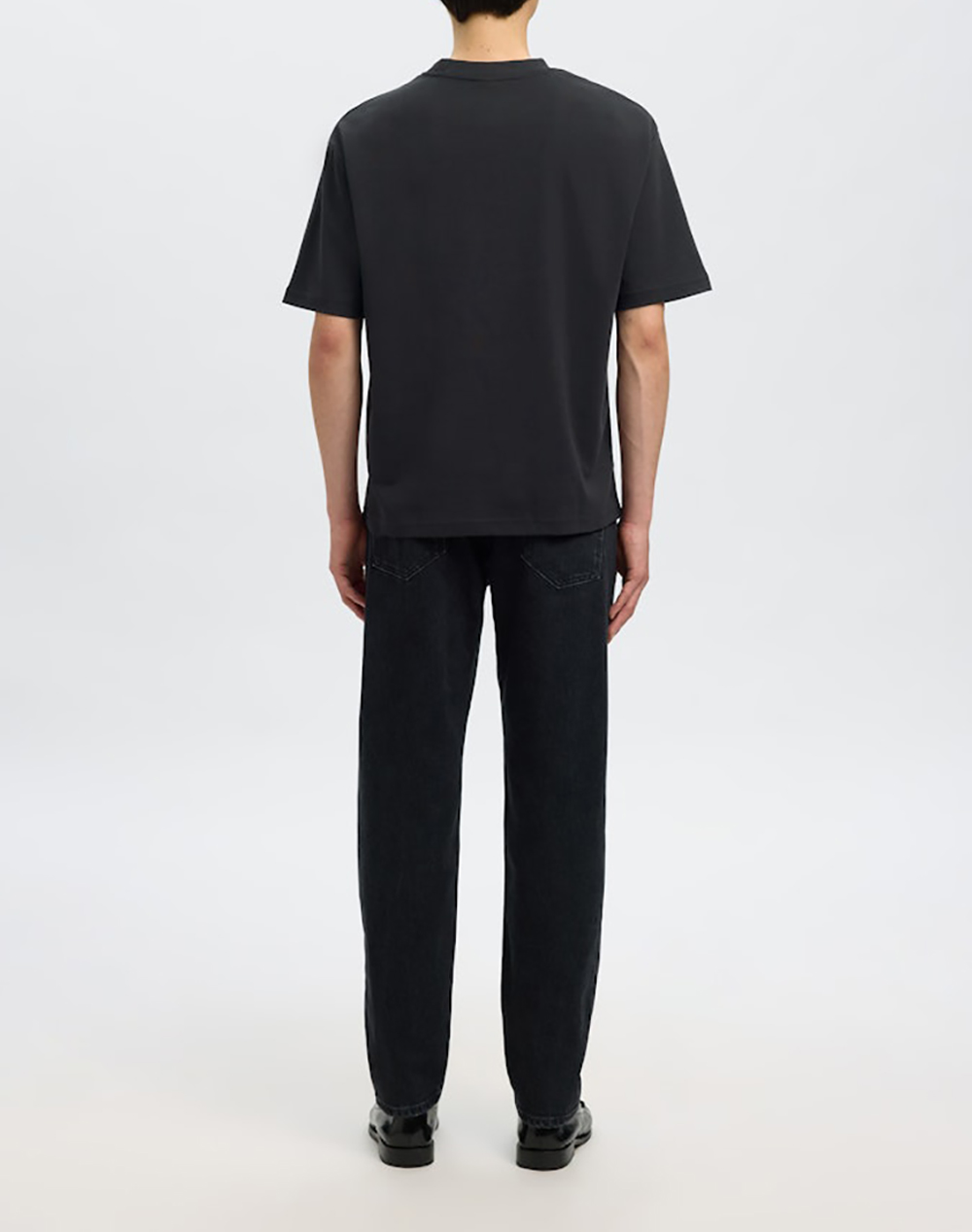SELECTED SLMLOOSEOSCAR SS O-NECK TEE NOOS