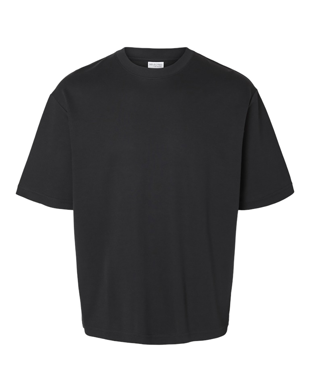 SELECTED SLMLOOSEOSCAR SS O-NECK TEE NOOS