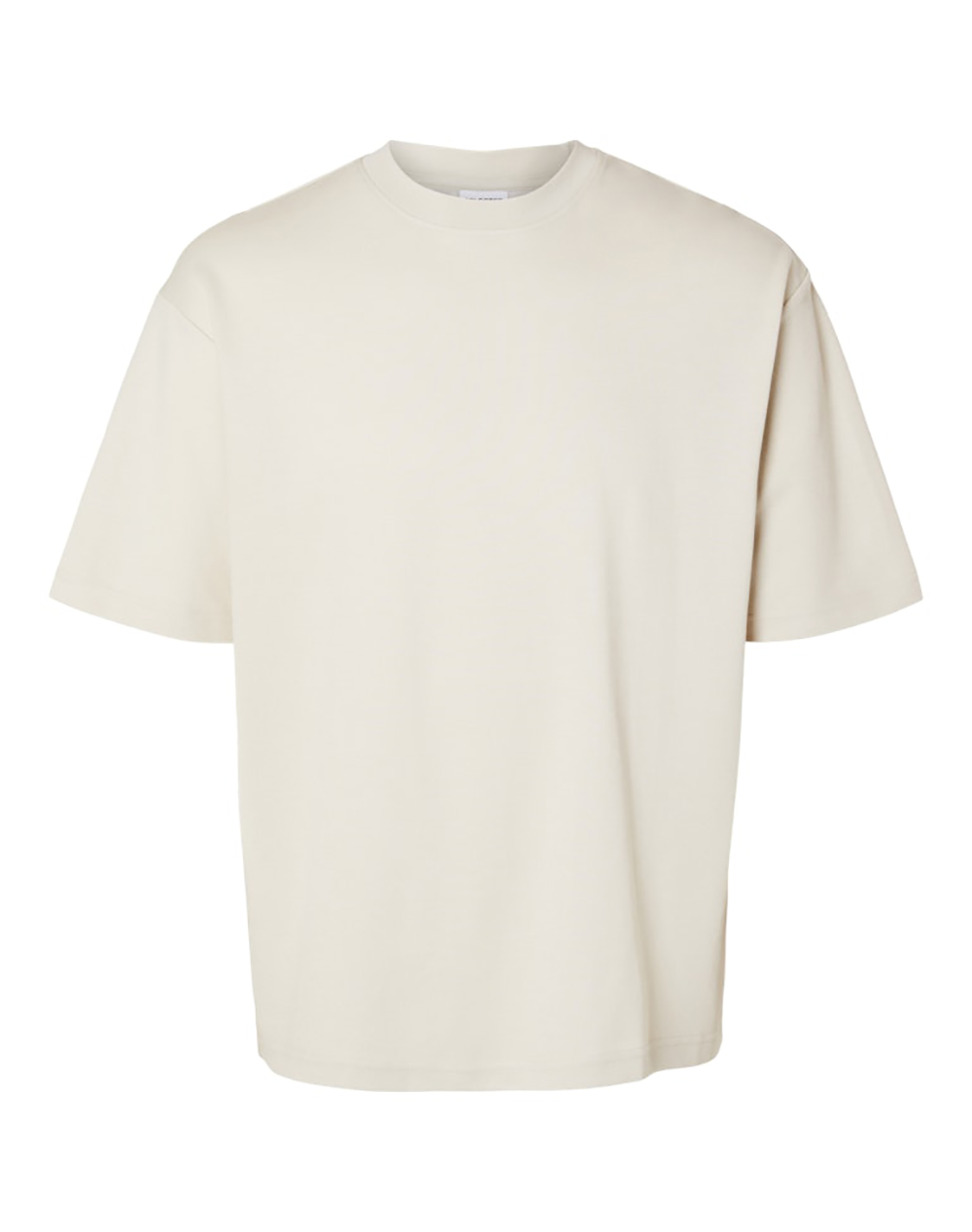 SELECTED SLMLOOSEOSCAR SS O-NECK TEE NOOS