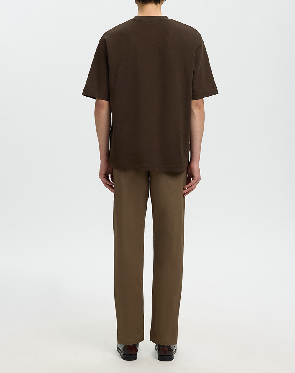 SELECTED SLMLOOSEOSCAR SS O-NECK TEE NOOS