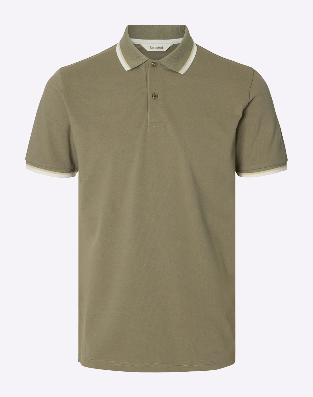 SELECTED SLMSLIM-ATLAS SPORT SS POLO NOOS