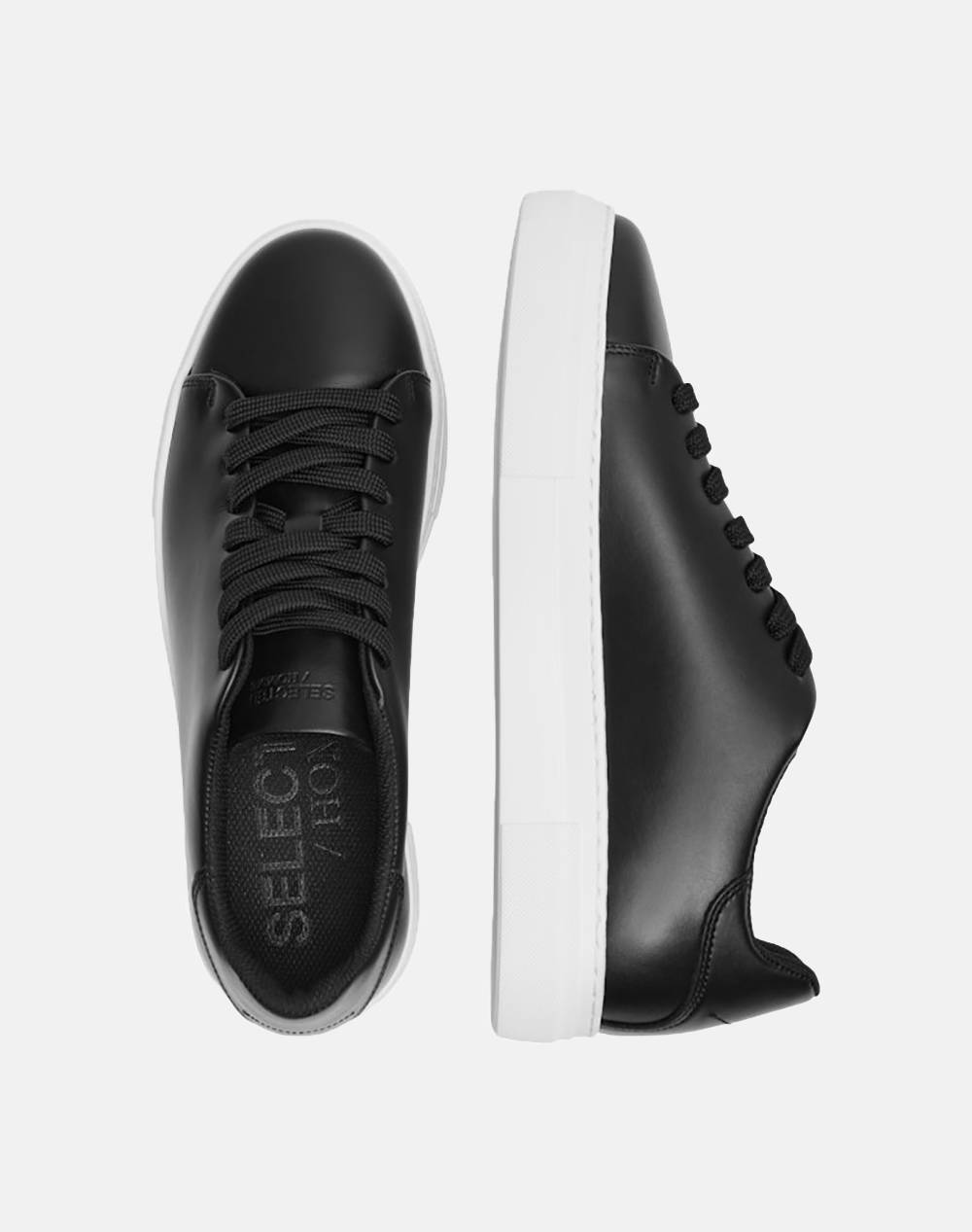 SELECTED SLHDAVID CHUNKY LEATHER SNEAKER NOOS
