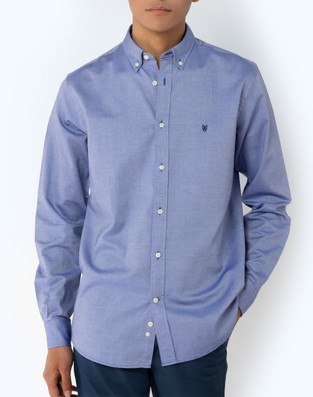 THE BOSTONIANS РИЗА OXFORD REGULAR FIT Plain OXFORD Button-down Regular Fit