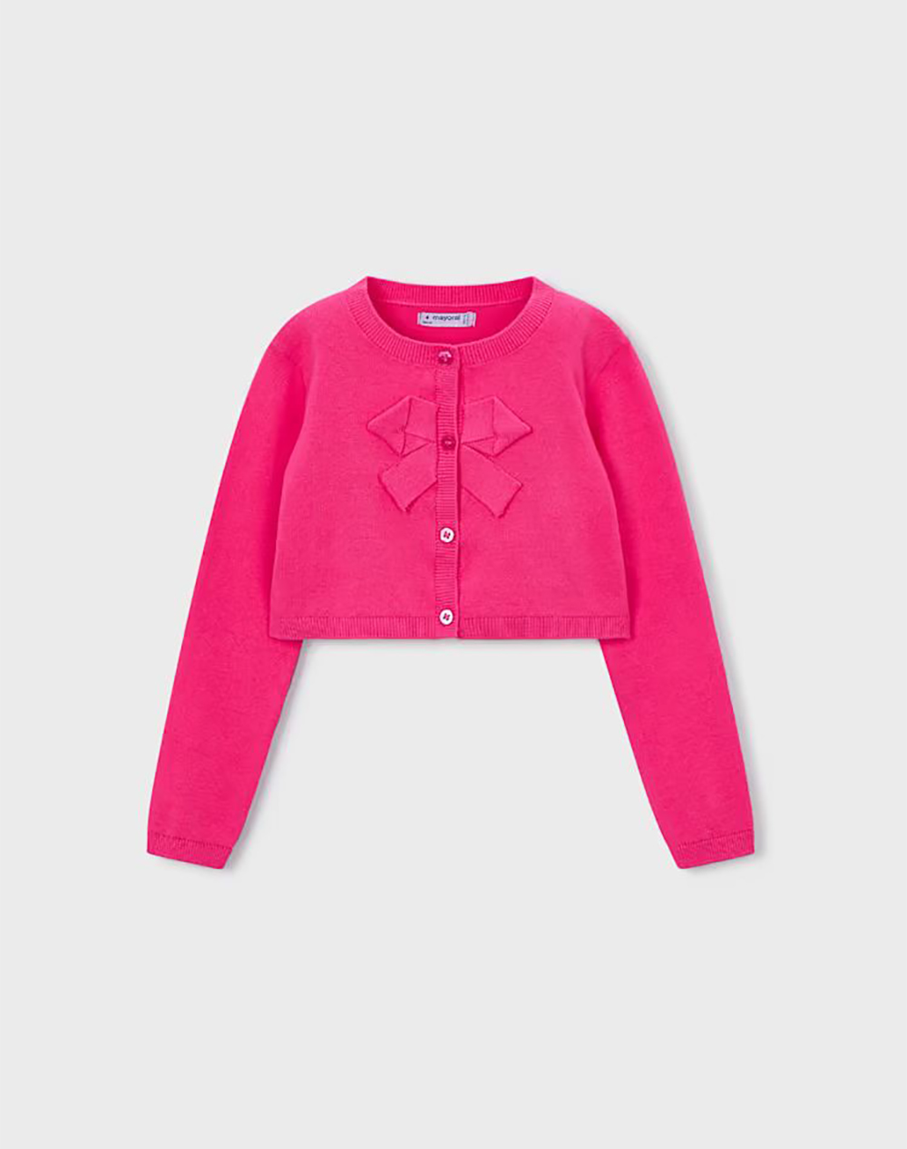 MAYORAL KNIT JACKET BASIC STR COLLAR