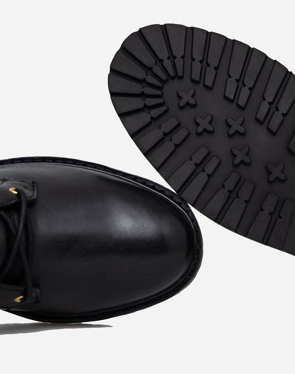 lauren ralph lauren black elridge leather boots
