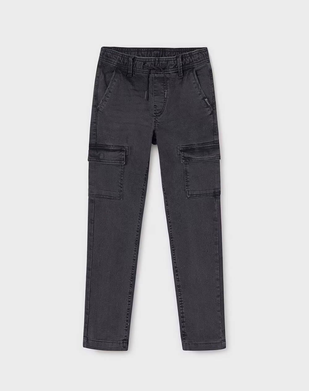 MAYORAL Trousers denim jogger cargo