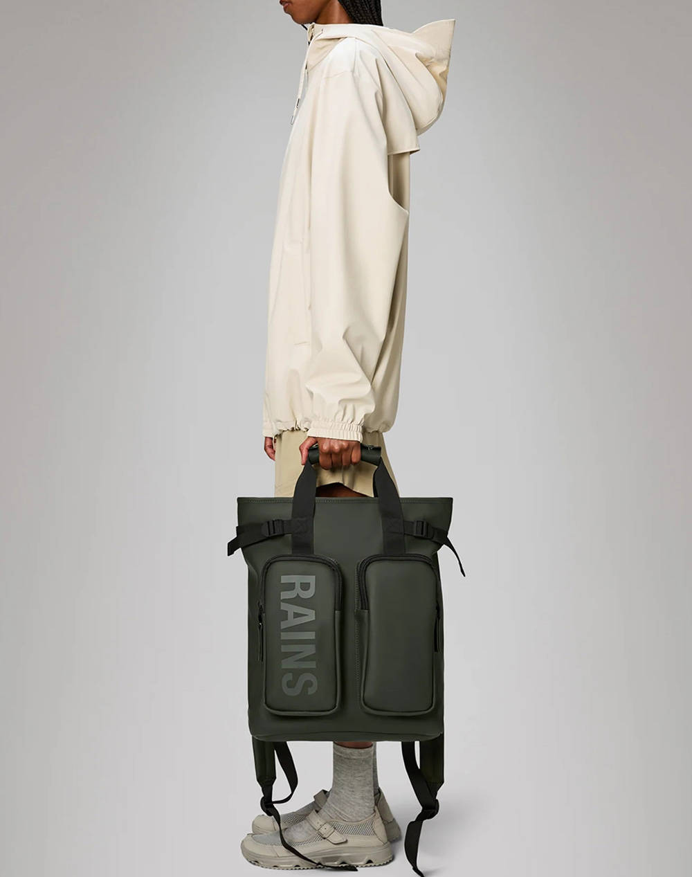 RAINS Texel Tote Backpack W3 (размери: 32 x 43 x 12.5см.)