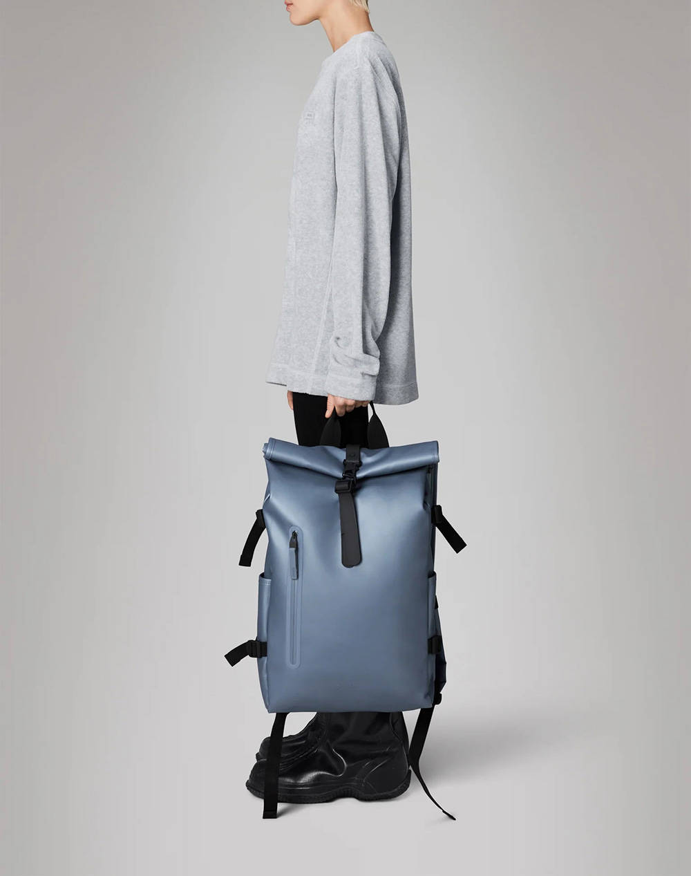 RAINS Rolltop Rucksack Large W3 (размери: 32 x 52 x 14см.)