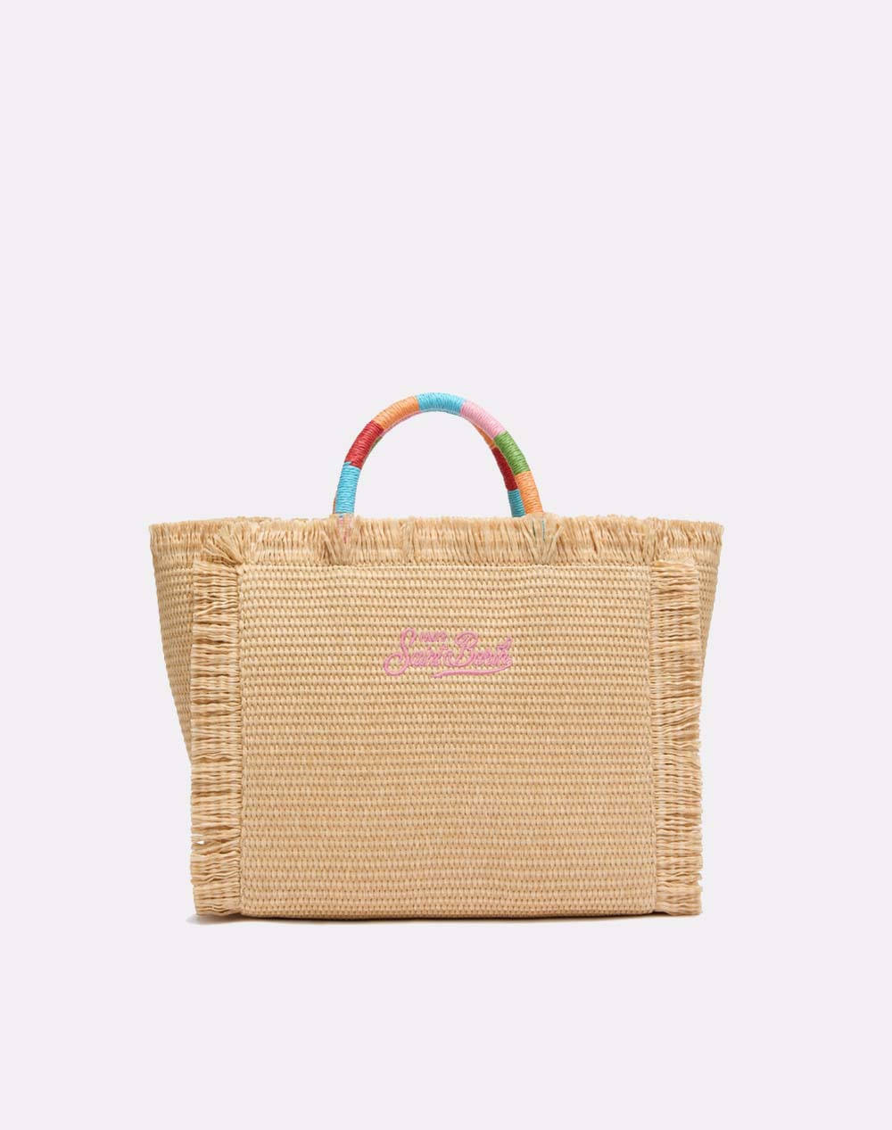 MC2 COLETTE STRAW N-STRAW BAG WITH HANDLE-11 MULTIC EMB (Размери: 26 x 23 x 15 см.)