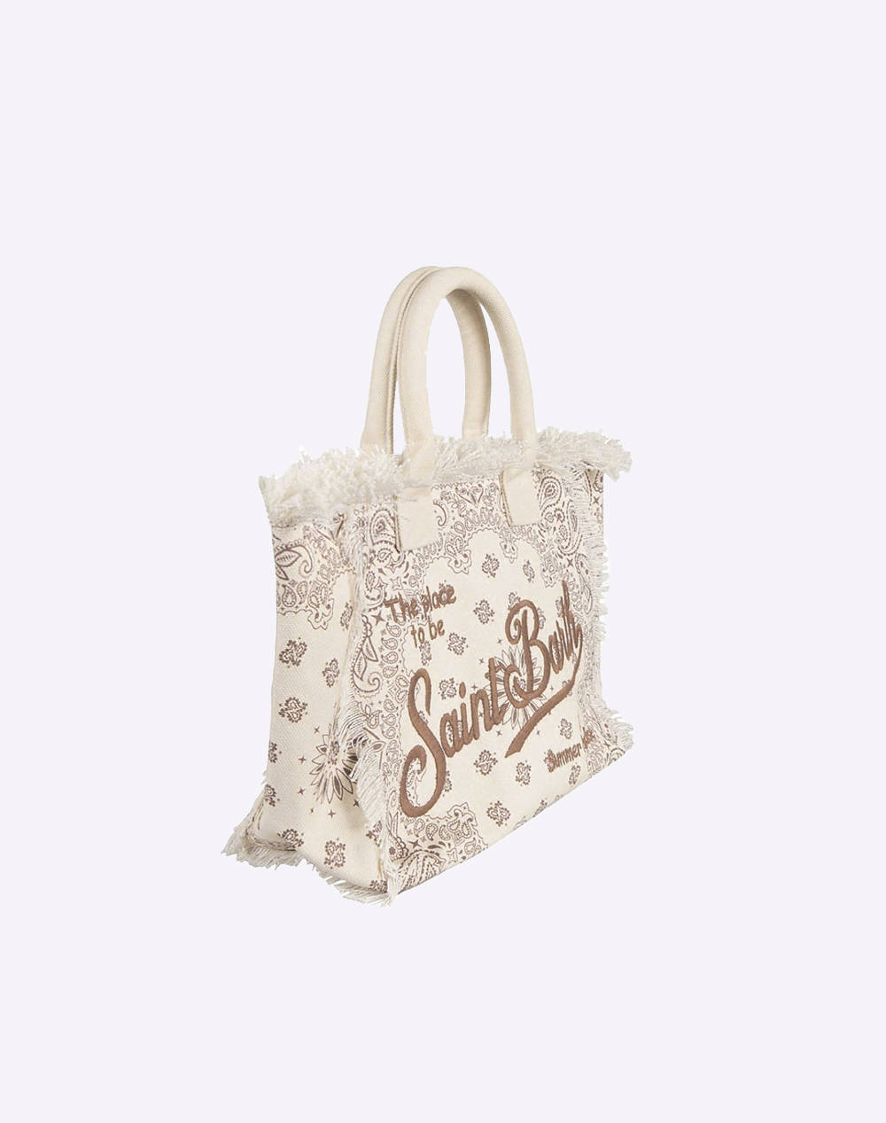 MC2 VANITY-ACC. BORSA CANVAS DONNA-BANDANNA ROUND 10 EMB (Размери :40 x 32 x 20см.)