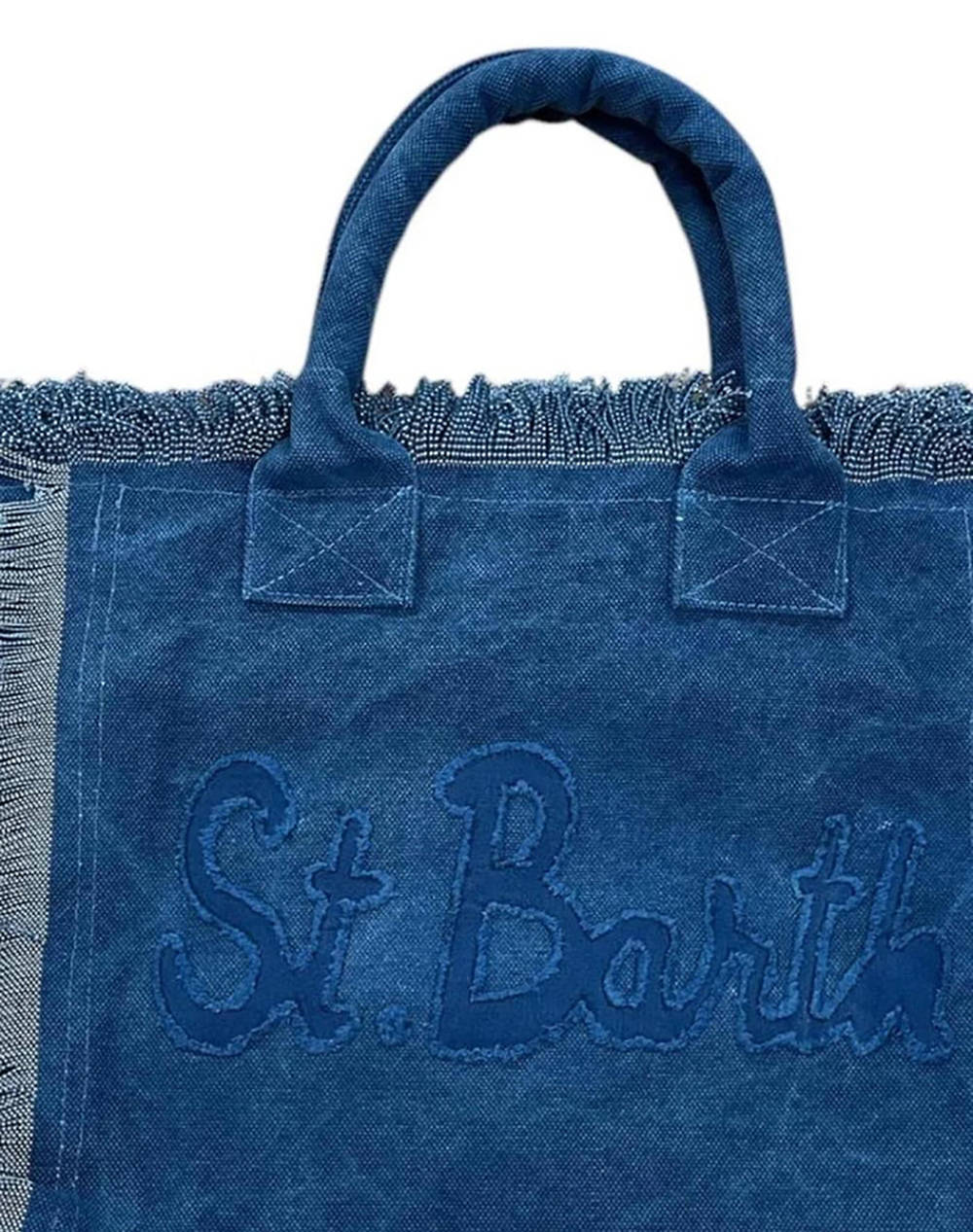 MC2 VANITY PATCH-ACC. BORSA CANVAS DONNA PATCH-ST BARTH DEN (Размери :40 x 32 x 20см.)
