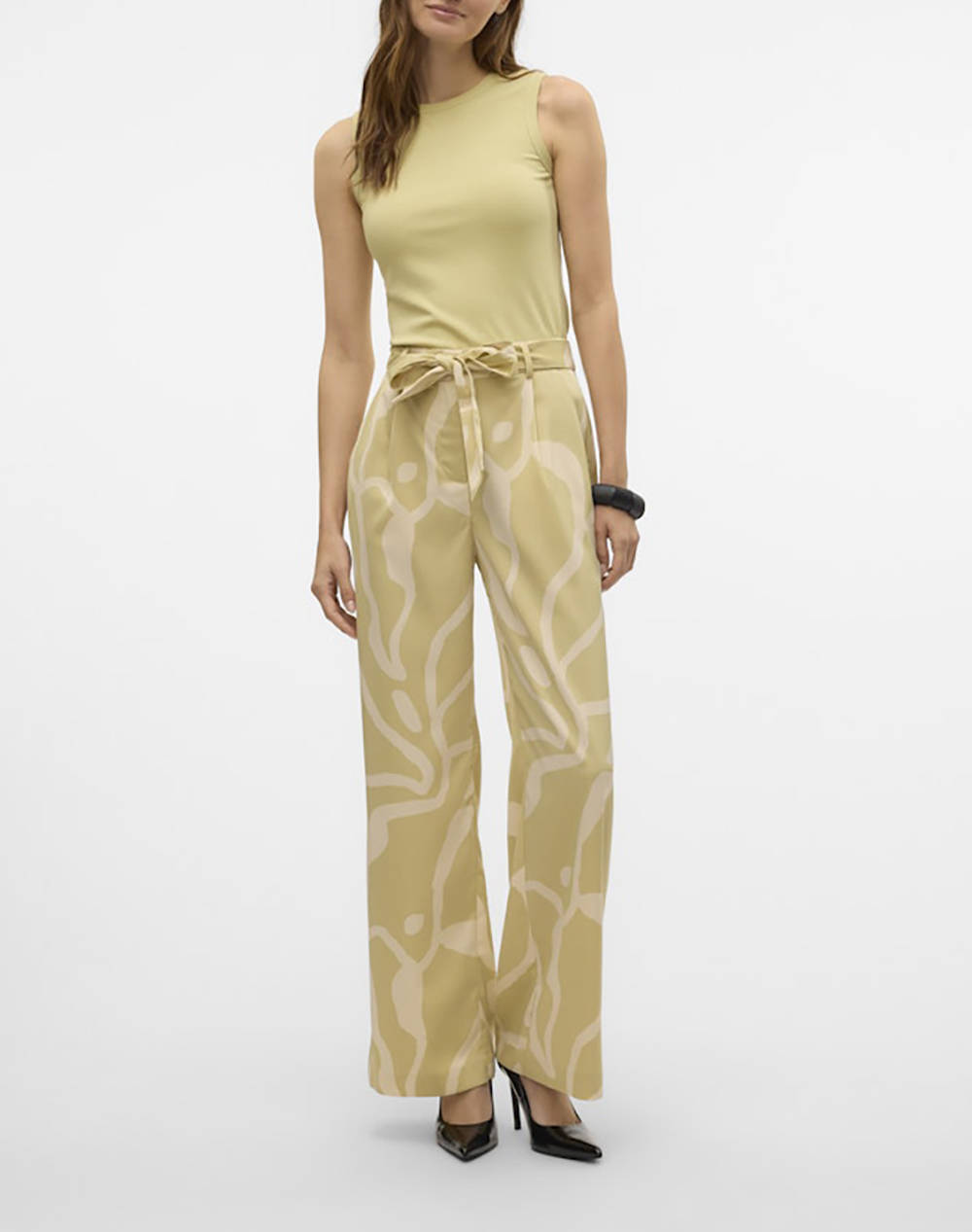 AWARE BY VERO MODA VMPAIGE HW WIDE BELT PANT VMA